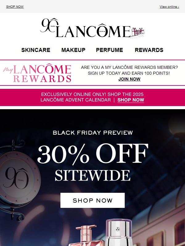 Ready, Set, 30% OFF!