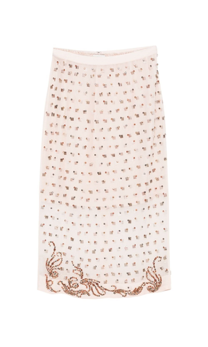 Sokna embroidered skirt