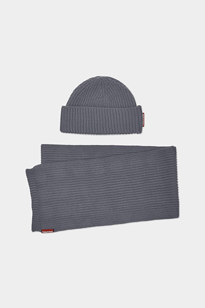 Knit Scarf Beanie Gift Box