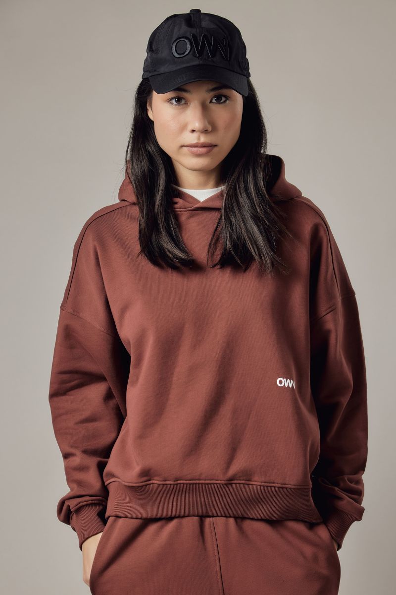 Felpa con Cappuccio Loose Fit Donna