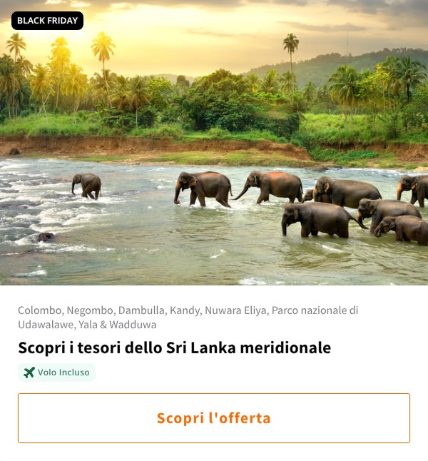 Scopri i tesori dello Sri Lanka meridionale