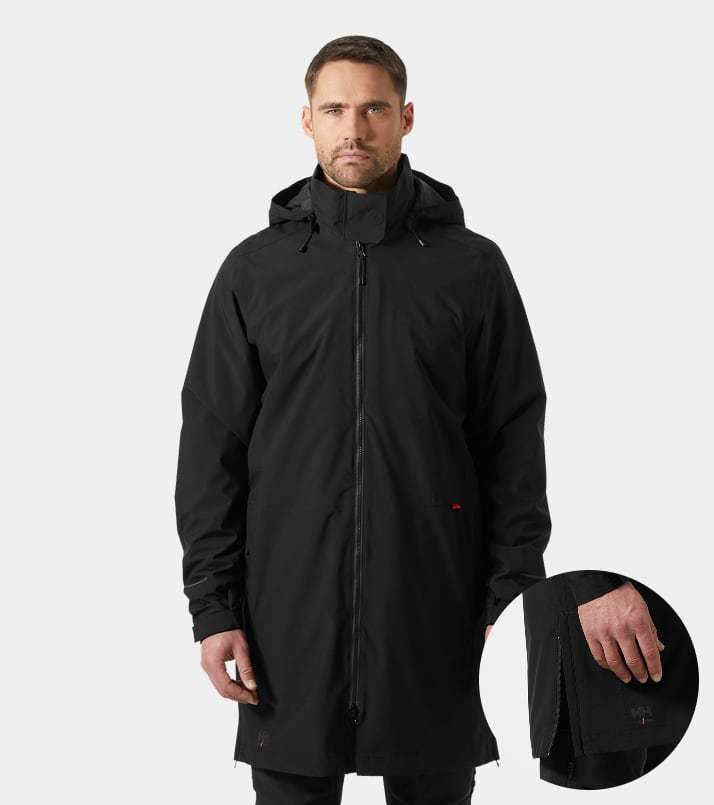 Barcode Waterproof Shell Coat