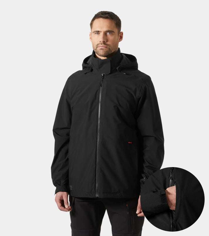Barcode Waterproof Shell Jacket