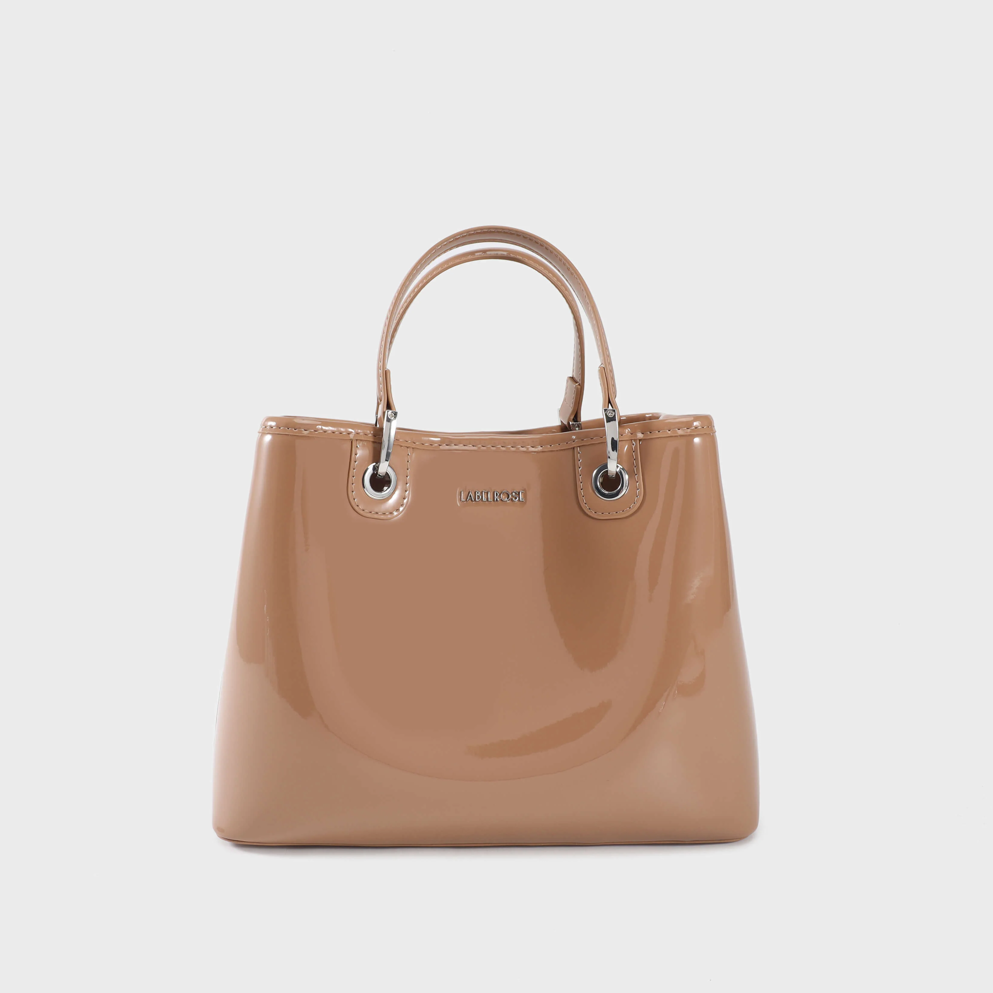 Image of Borsa a mano MARGOT BIG VERNICE - TOAST