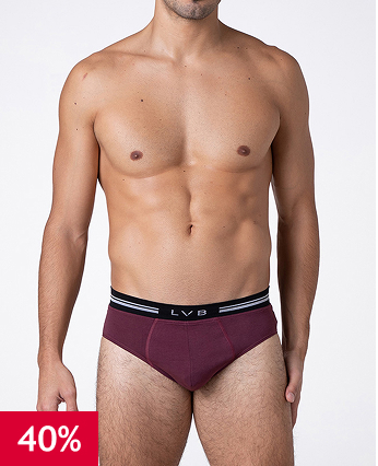Slip Comfort 360 Stretch Cotton, bordeaux