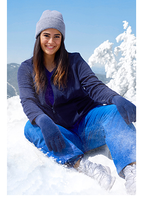 Giacca interna e coordinabile di pile con colletto alto