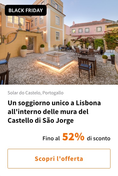 Un soggiorno unico a Lisbona all&#x27;interno delle mura del Castello di São Jorge