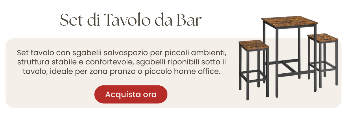 Set di Tavolo da Bar