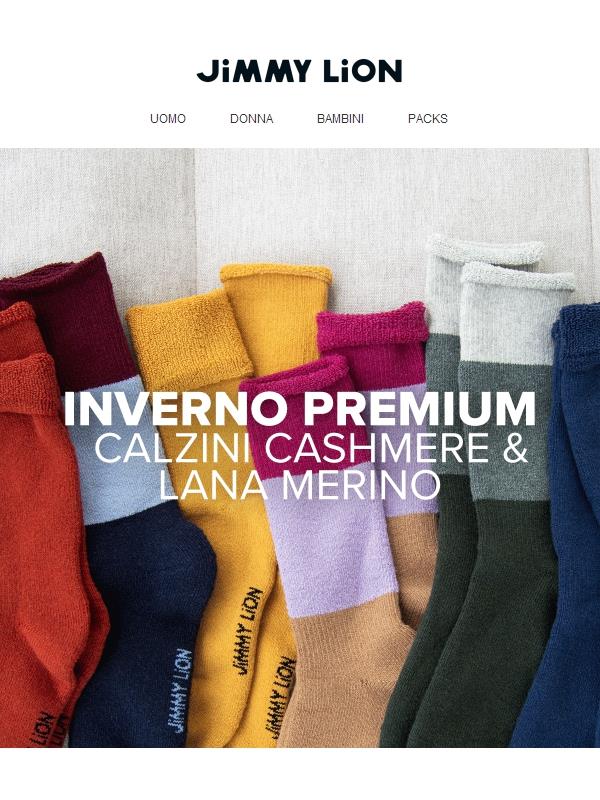 NOVITÀ Esclusivi Calzini in Cashmere e Lana