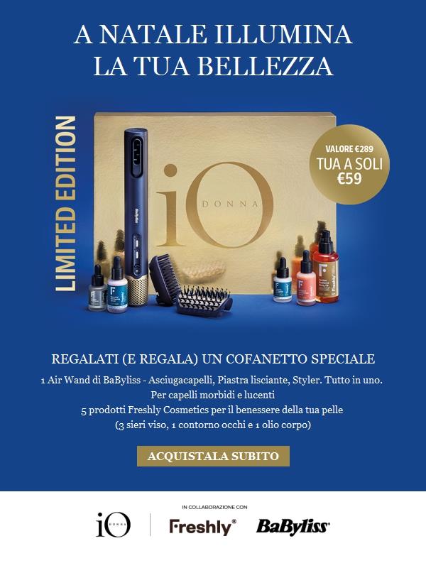 Per Natale arriva la Golden Box di iO Donna in LIMITED EDITION: acquistala subito a un prezzo speciale!
