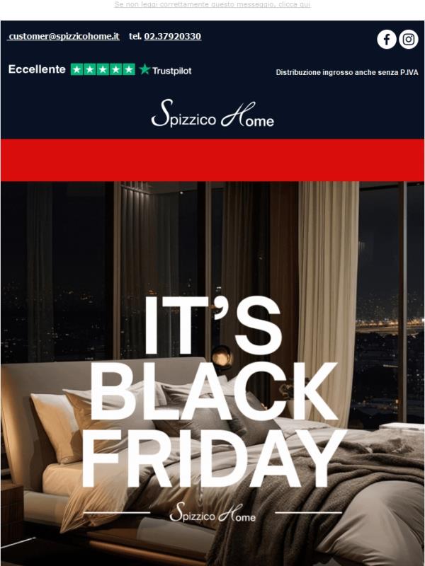 Black Friday Week | Ora 15%OFF 🖤 scopri il codice sconto 👈