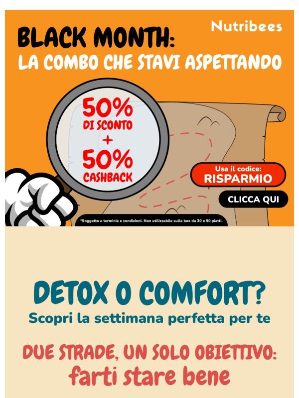 Detox o comfort? Nel dubbio Nutribees🐝