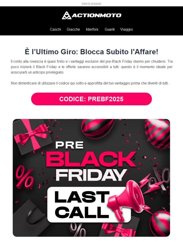 Sta per finire, che fai lo perdi?