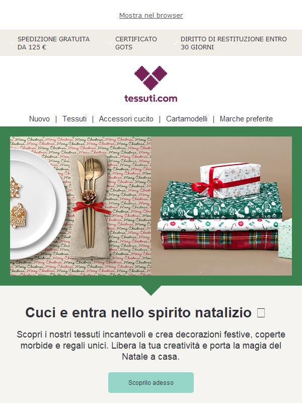 I tessuti natalizi più belli per la tua casa