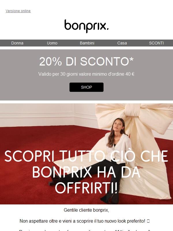 🎉 Approfitta del 20% di sconto sul tuo primo ordine! 🎉