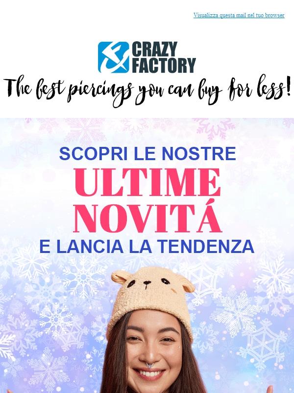 🌟🎄 I nuovi piercing all'ombelico, i piercing natalizi, gli industrial e molto altro ancora,