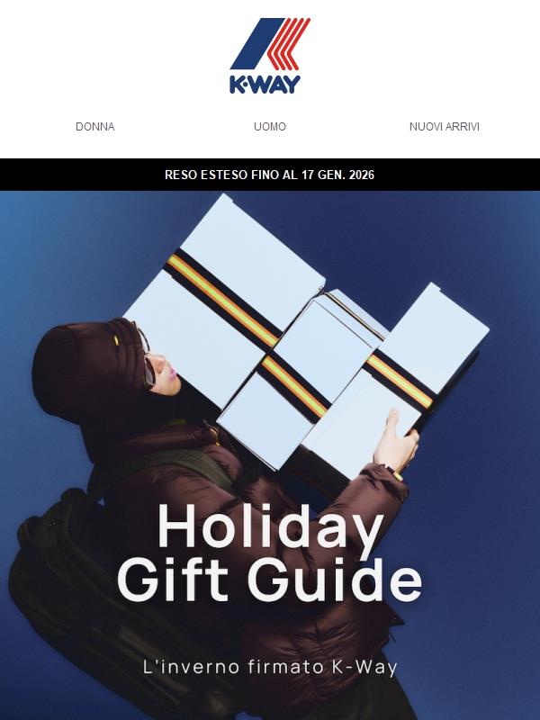 La Guida ai Regali di K-Way