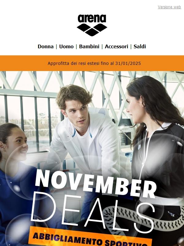 -50% sull'abbigliamento sportivo 👕