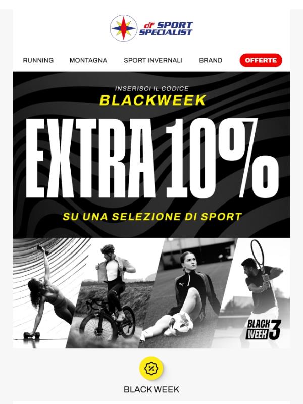 Ultimi giorni per usare il codice Extra10% online