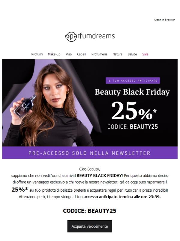 🔐25% di sconto: accesso anticipato al Black Friday sbloccato