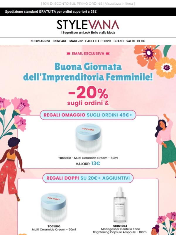 👩‍💼Celebra la Giornata dell’Imprenditoria Femminile con 2️⃣x regalo!!!