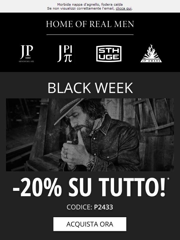 Le migliori offerte ⚡️ -20% su TUTTO!