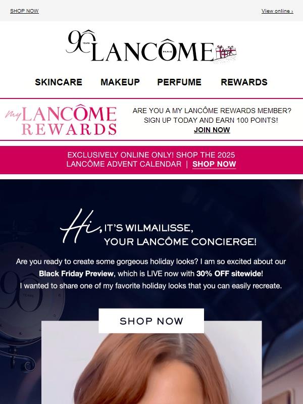 30% OFF Your Holiday Glow ✨