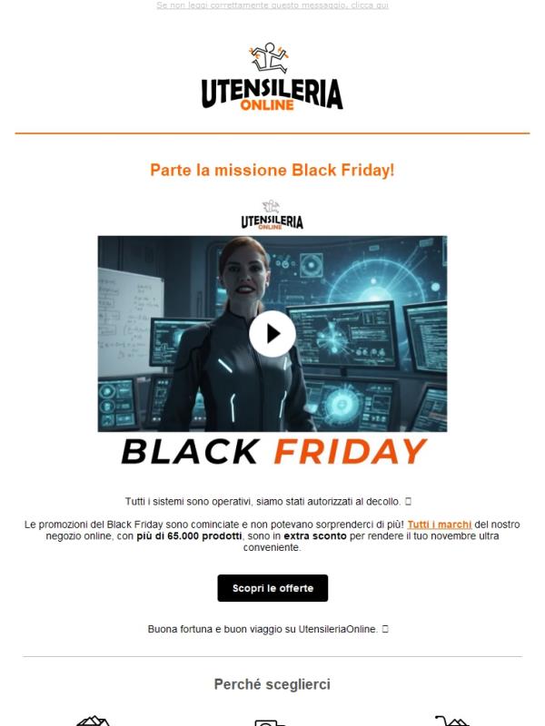 Il Black Friday di UtensileriaOnline