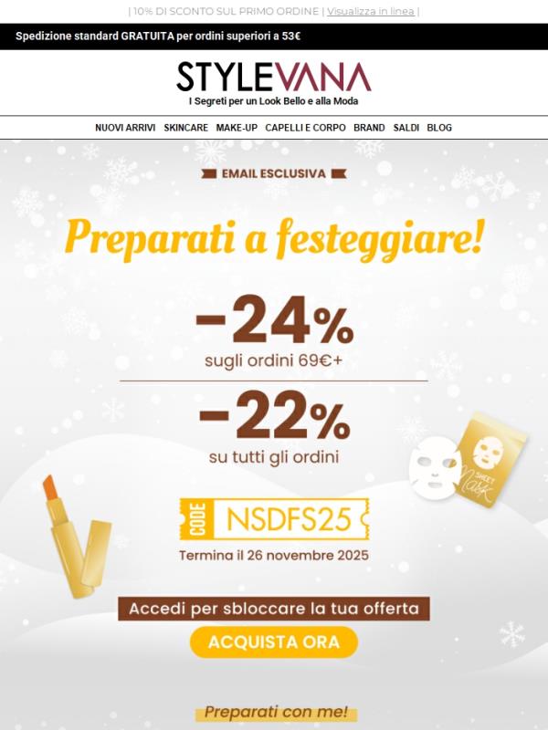 Fino a -24%: Preparati per la stagione dei regali! 🎉