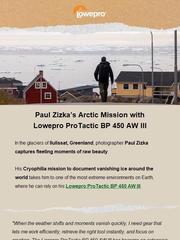 Paul Zizka’s Arctic Mission: Ice, Light & the Gear That Endures