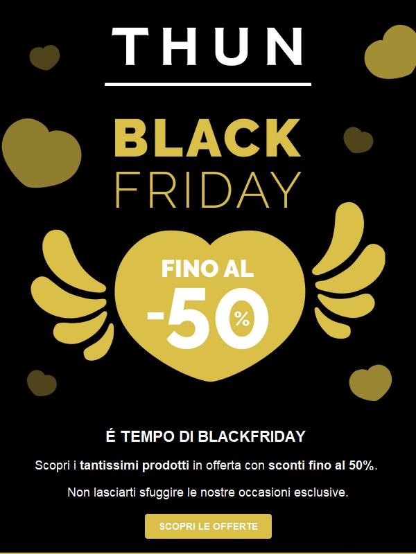 Scopri il nostro esclusivo BLACKFRIDAY 🖤