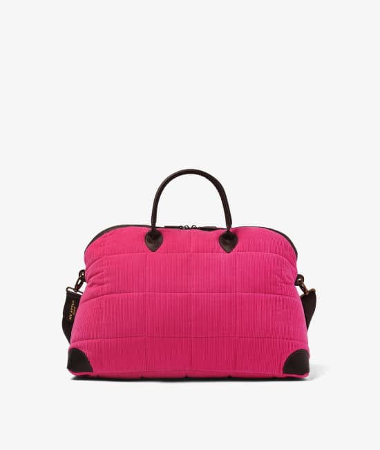 Borsone da Viaggio London Velour - Fucsia