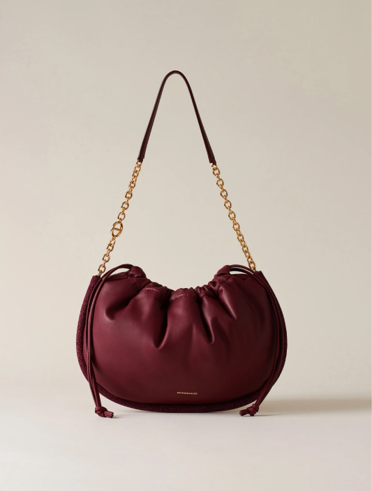 Coquille Borsa Hobo Medium Borsa A Spalla Di Pelle