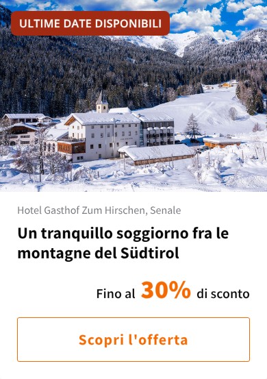 Un tranquillo soggiorno fra le montagne del Südtirol