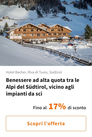 Benessere ad alta quota tra le Alpi del Südtirol, vicino agli impianti da sci