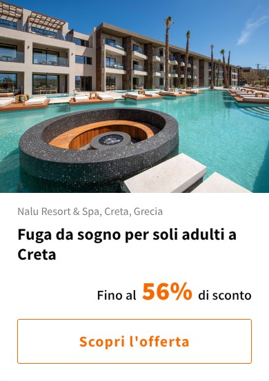 Fuga da sogno per soli adulti a Creta