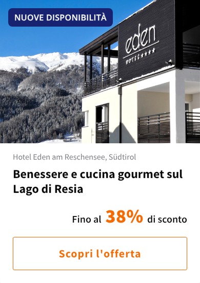 Benessere e cucina gourmet sul Lago di Resia