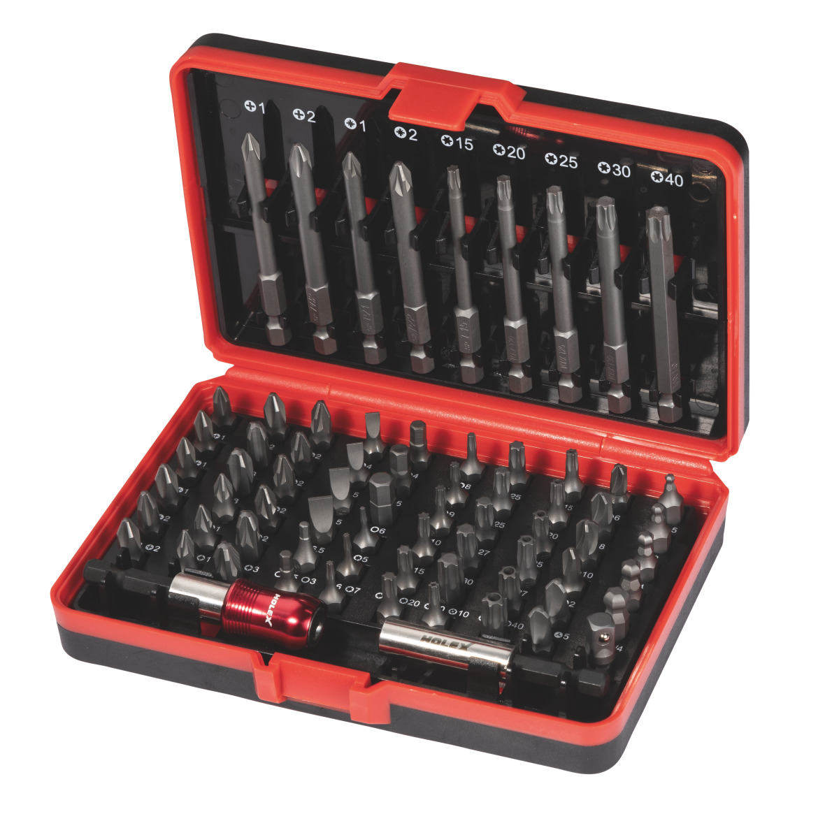 HOLEX - Set di bit 71 pezzi, Numero pezzi: 71