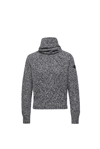 Maglione dolcevita in misto alpaca