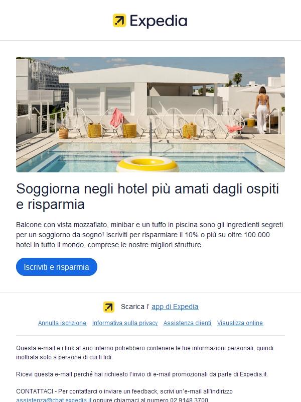 Soggiorna in un hotel da sogno con le tariffe per soli iscritti