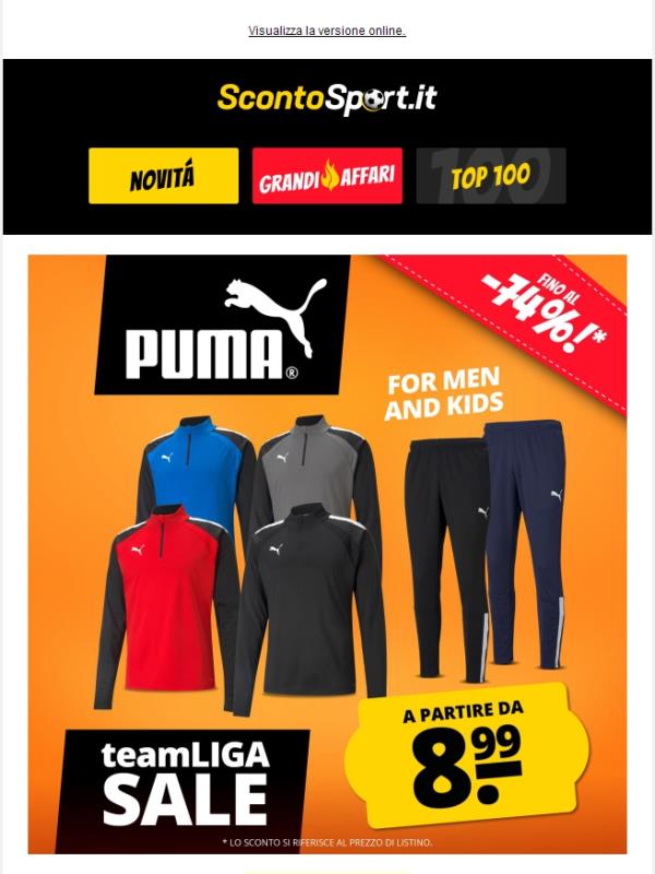 PUMA teamLIGA SALDI a partire da 8,99 € 💥 Fino al 74 % di sconto! 💥