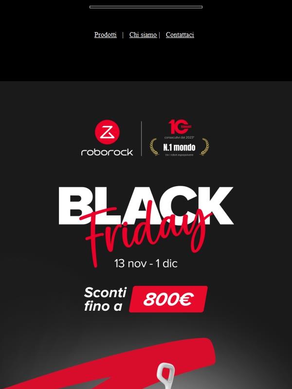 Offerte Black Friday Roborock