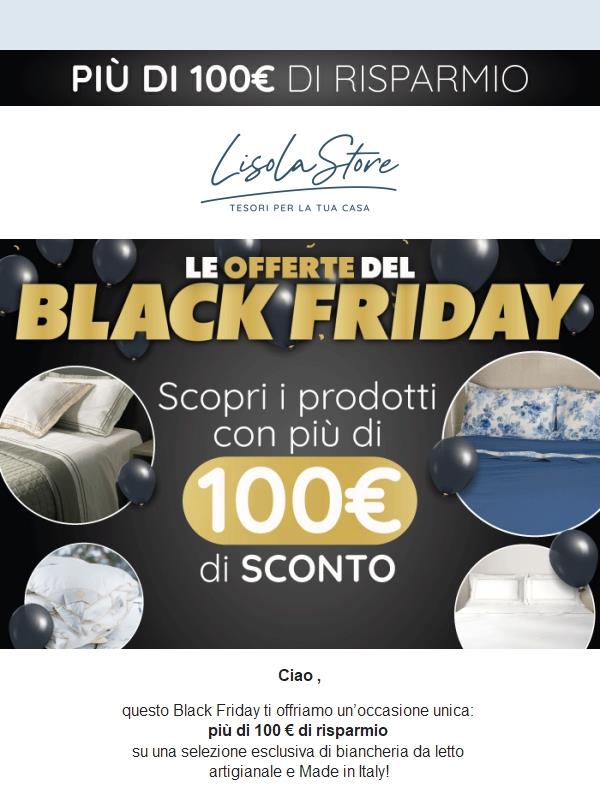 🖤 Offerte Black Friday: prodotti con oltre 100€ di risparmio per la tua casa