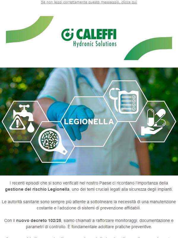 🧪 Legionella: novità normative e metodi di prevenzione