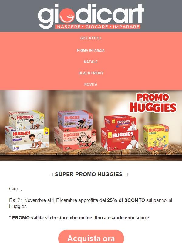 📢 SUPER PROMO HUGGIES -25% 📢