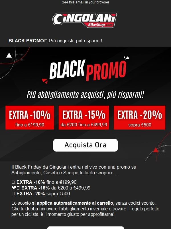 BLACK PROMO💣Fino all'EXTRA -20%