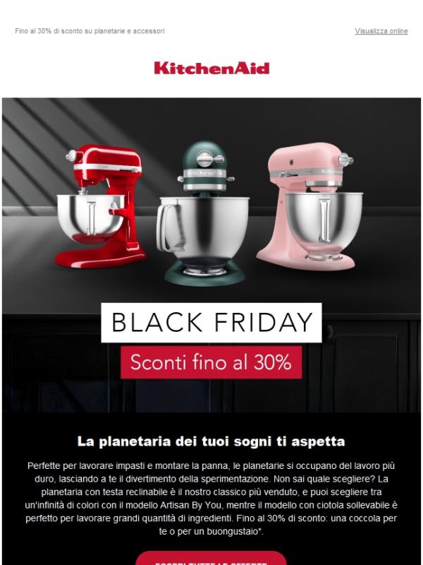 Mescola, inforna e risparmia con le nostre offerte per il Black Friday