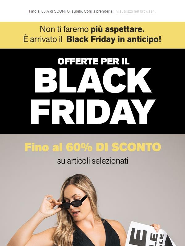 Fai in fretta! Approfitta delle offerte per il Black Friday
