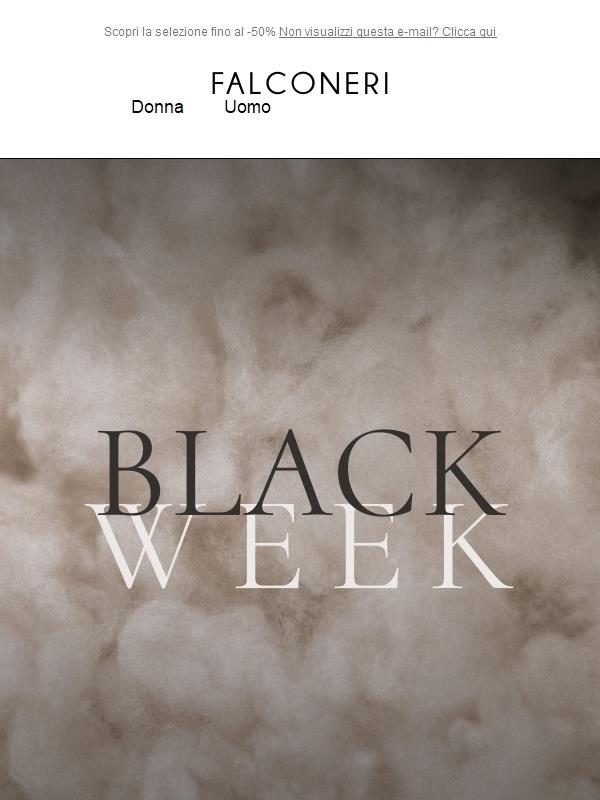 Black Week Falconeri | Ora online