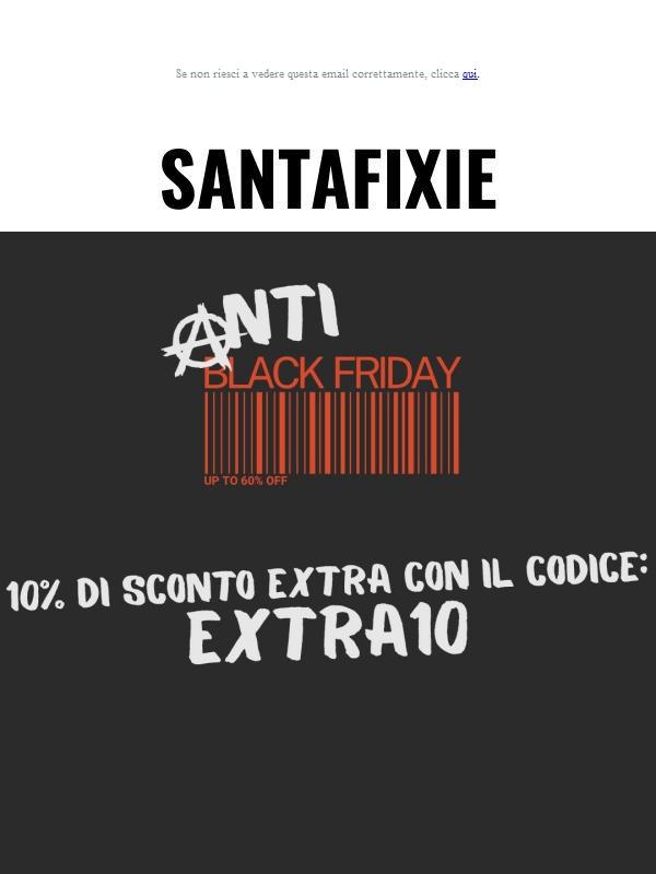 Questa e-mail contiene un codice sconto.